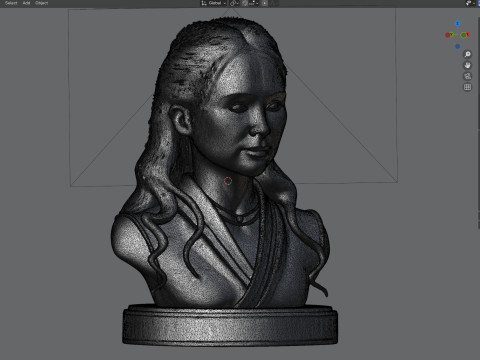 Zhang Ziyi statue 3D Model