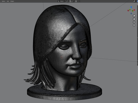 Zhao wei statue 3D Model