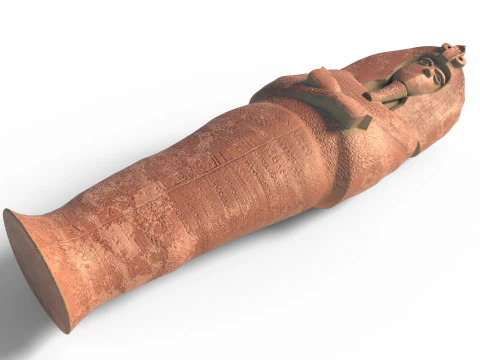 Akhenaten Coffin 3D Model