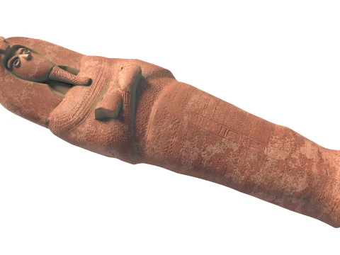 Akhenaten Coffin 3D Model
