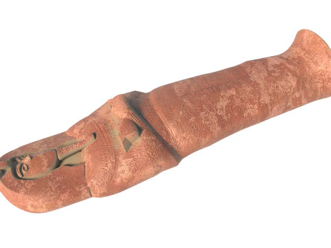 Akhenaten Coffin 3D Model