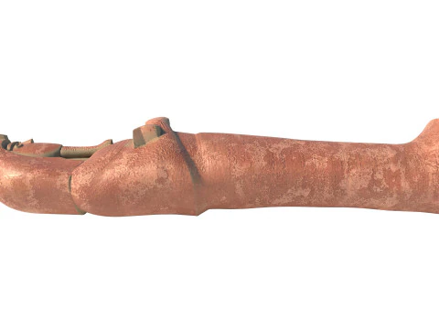 Akhenaten Coffin 3D Model
