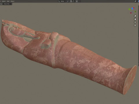 Akhenaten Coffin 3D Model