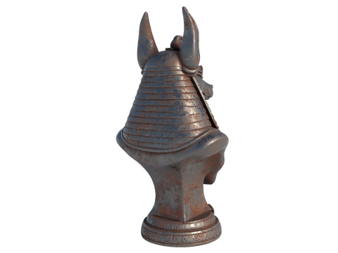 Anubis God bust 3D Model