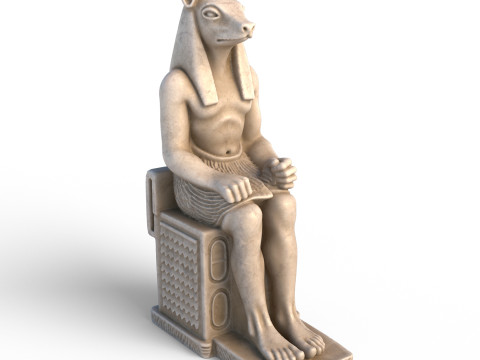 Anubis statue Modelo 3D