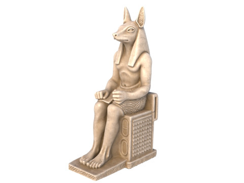 Anubis statue Modelo 3D