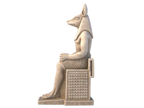 Statua di Anubi Modello 3D