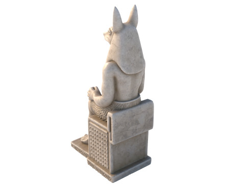 Anubis statue Modelo 3D