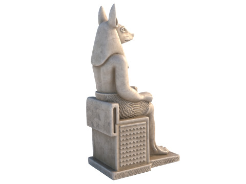 Anubis statue Modelo 3D