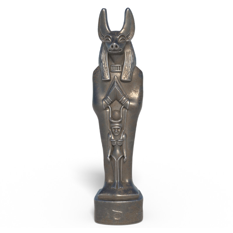 Anubis statue 2 Modelo 3D .c4d .max .obj .3ds .fbx .stl .blend 