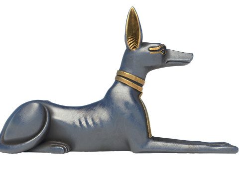 Anubis Statue Dog Model 3D