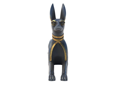 Anubis Statue Dog 3D Model