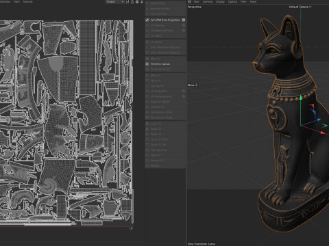 Bastet goddess cat Model 3D