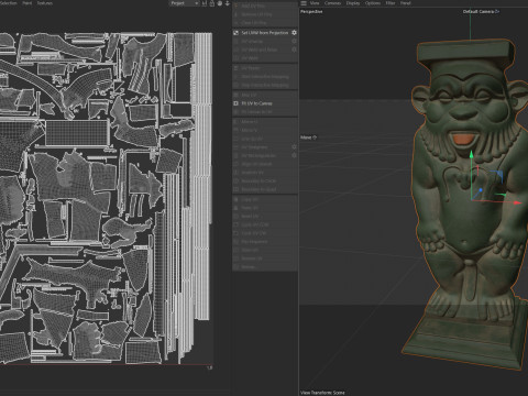 Bes Statue 3D Model