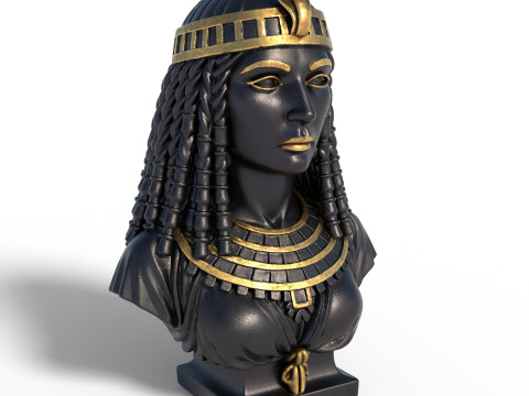 Cleopatra statue 3D मॉडल