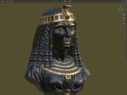 Cleopatra statue 3D Модель