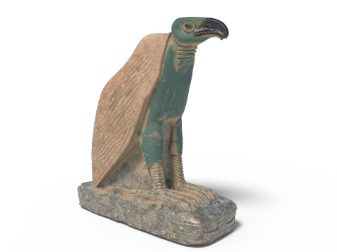Eagle Egyptian statue 3D Modell
