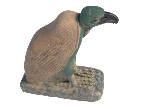 Eagle Egyptian statue 3D Modell