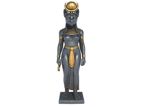 Egyptian Goddess Bastet 3D Model