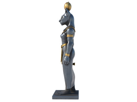 Egyptian Goddess Bastet 3D Model