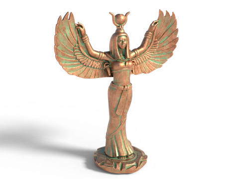 Egyptian goddess isis 3D Модель