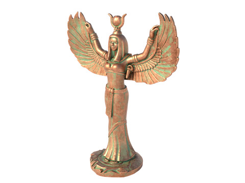 Egyptian goddess isis 3D Модель