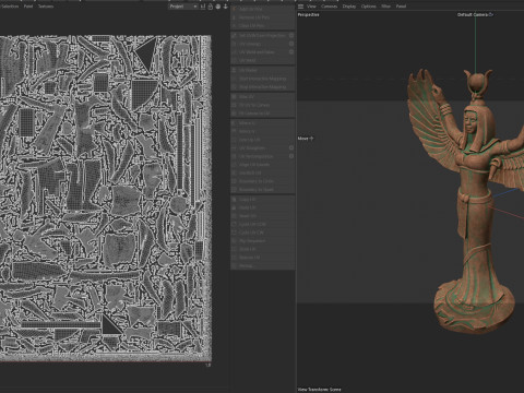 Egyptian goddess isis 3D Модель