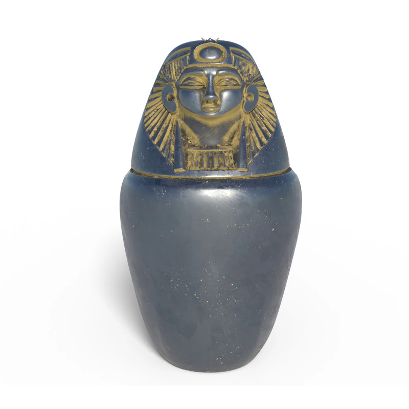 Egyptian jar 1 3D Model .c4d .max .obj .3ds .fbx .stl .blend 