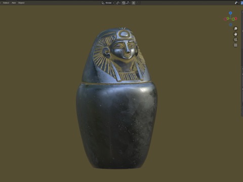Egyptian jar 1 Modèle 3D
