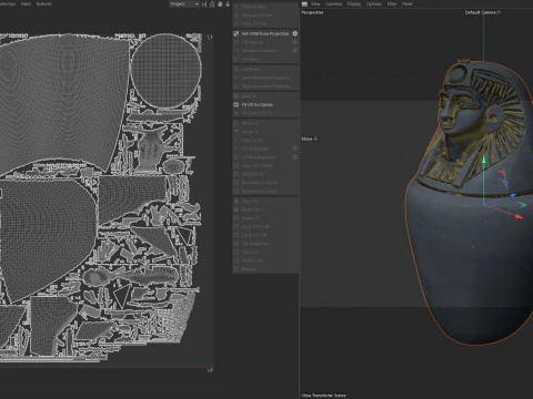 Egyptian jar 1 3D Model