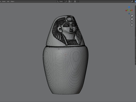 Egyptian jar 1 Modèle 3D