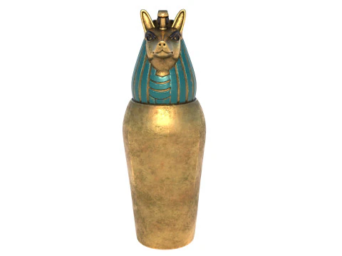 Egyptian jar 2 3D Model