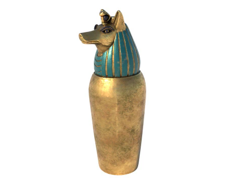Egyptian jar 2 3D Model