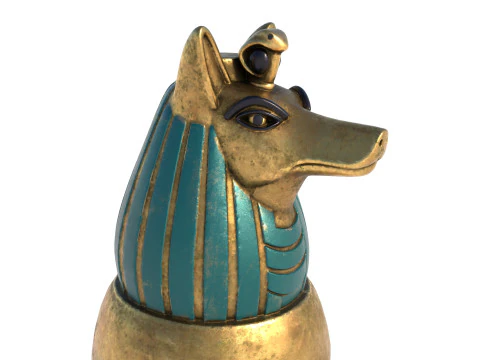 Egyptian jar 2 3D Model
