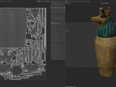 Egyptian jar 2 3D Model