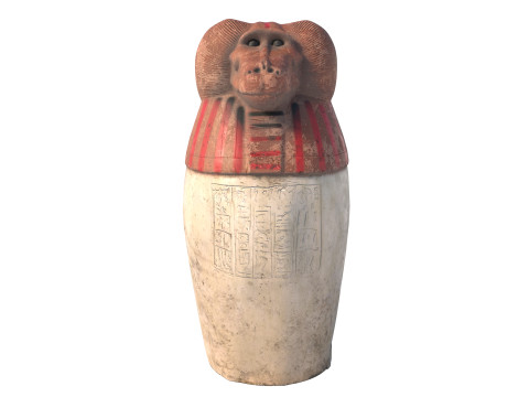 Egyptian jar 3 3D Model