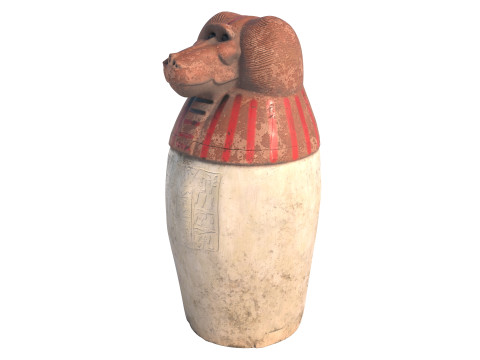 Egyptian jar 3 3D Model
