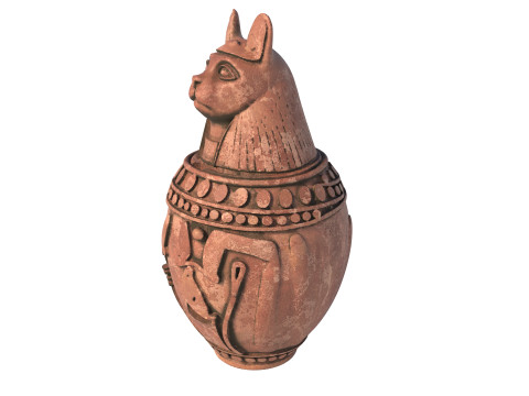 Egyptian jar 4 3D Model