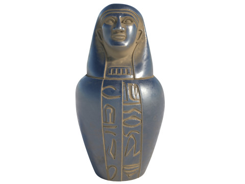 Egyptian jar 5 3D Model