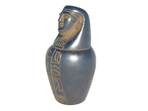Egyptian jar 5 3D Model
