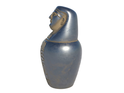 Egyptian jar 5 3D Model