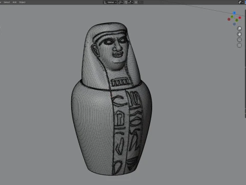 Jarra eg&iacute;pcia 5 Modelo 3D