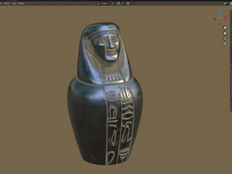 Jarra eg&iacute;pcia 5 Modelo 3D