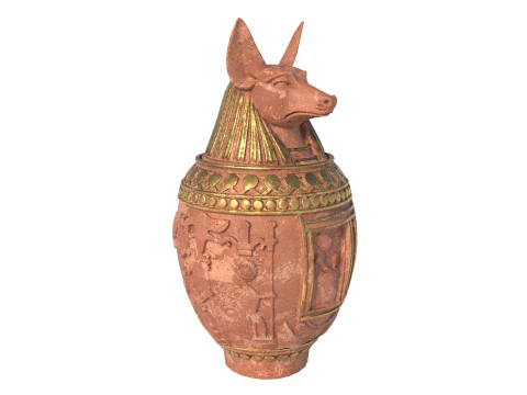 Egyptian jar 6 3D Model