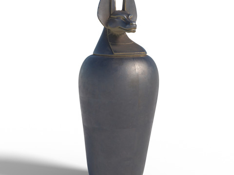 Egyptian jar 7 Modelo 3D