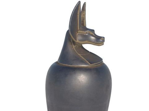 Egyptian jar 7 3D Model