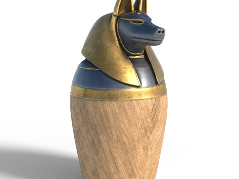 Egyptian jar 8 Modelo 3D