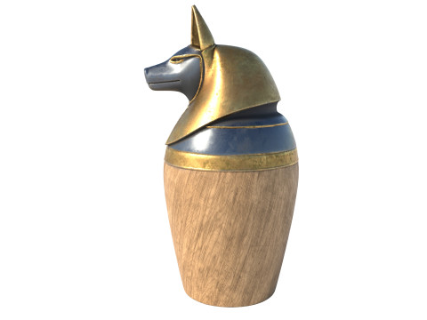 Egyptian jar 8 3D 模型