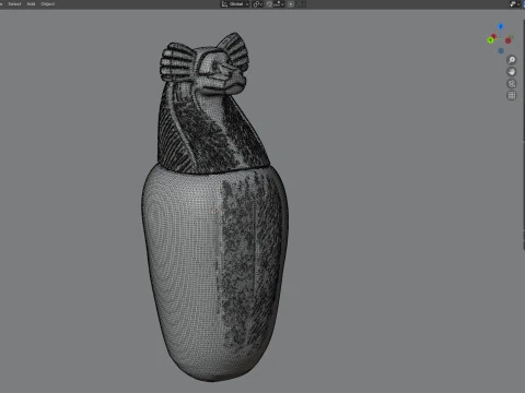 Jarra eg&iacute;pcia 9 Modelo 3D