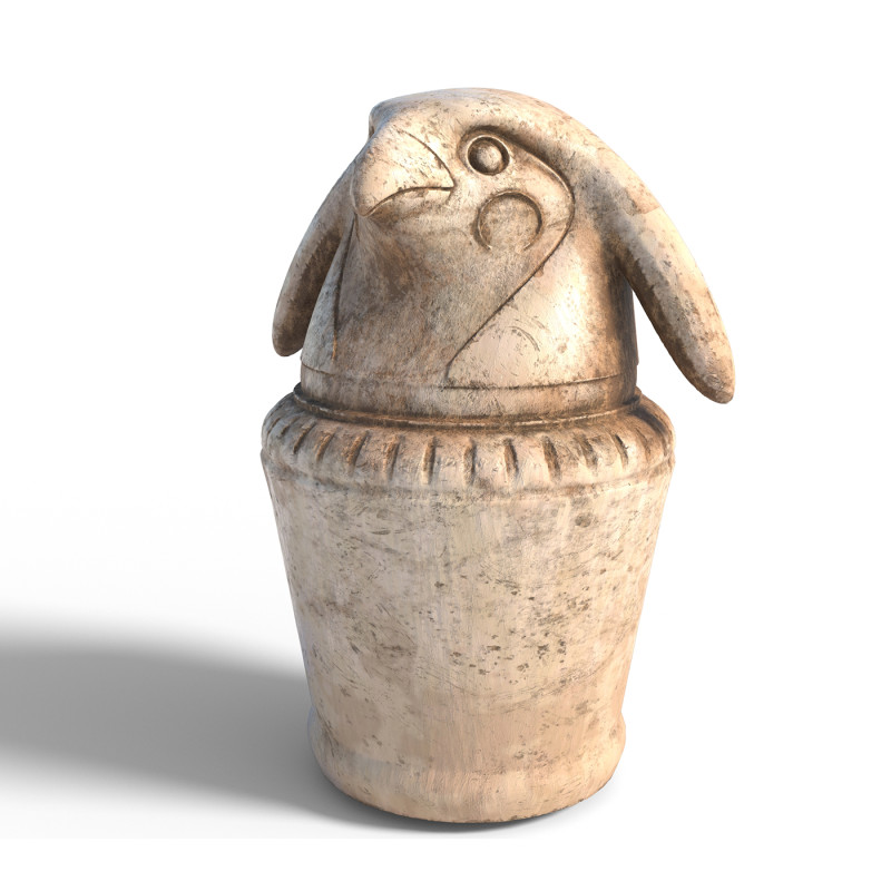 Egyptian jar 10 3D 模型 .c4d .max .obj .3ds .fbx .stl .blend 